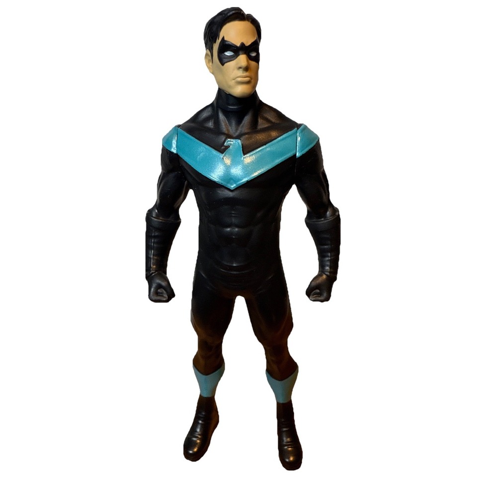 DC Comics Nightwing Black Blue Action Figure Batman Family Superhero Toy 6"‎